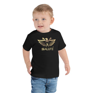 Salute Eagle Graphic Toddler Tee - Little Heroes in Training