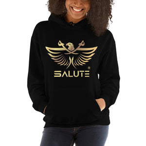 Salute Eagle Graphic Hoodie: Embrace Patriotism and Strength