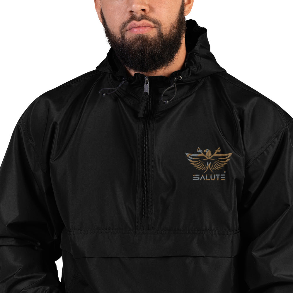 Embroidered Champion Packable Jacket - The Salute Brand