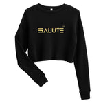 Load image into Gallery viewer, The Alpha Salute Crop Sweatshirt - The Salute Brand
